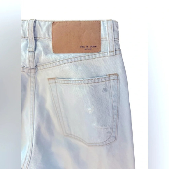 Rag and Bone size 23 distressed super light wash jeans in excellent condition - Picture 5 of 8